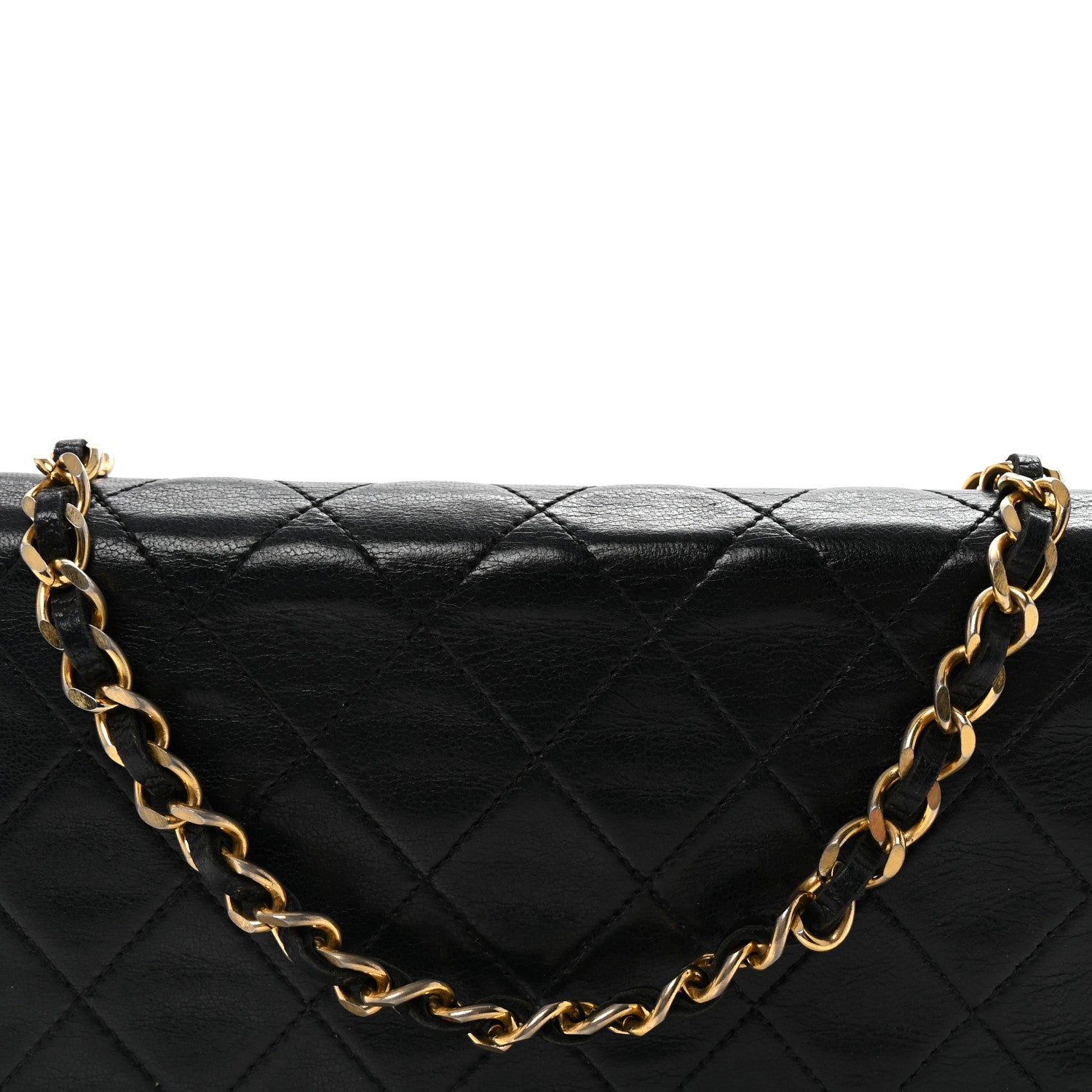 Chanel Lambskin Quilted Small Single Flap Bag Black 9 of 11