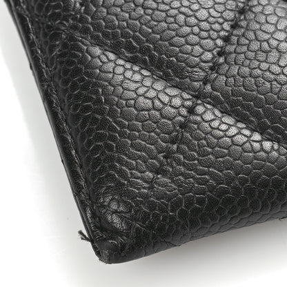 Chanel Caviar Quilted Card Holder Black 9 of 9