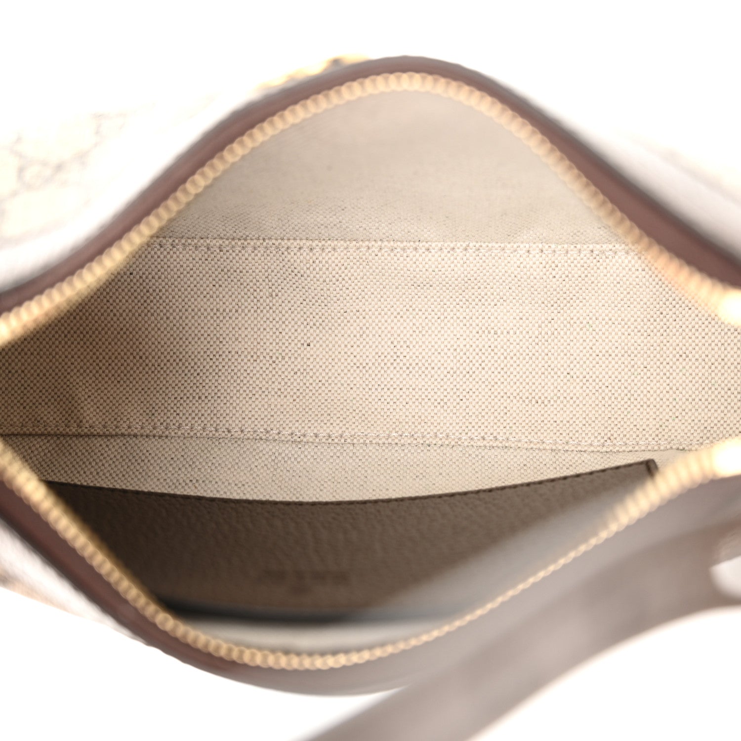 Gucci GG Supreme Monogram Textured Dollar Calfskin Small Ophidia Hobo Beige Ebony New Acero 5 of 13