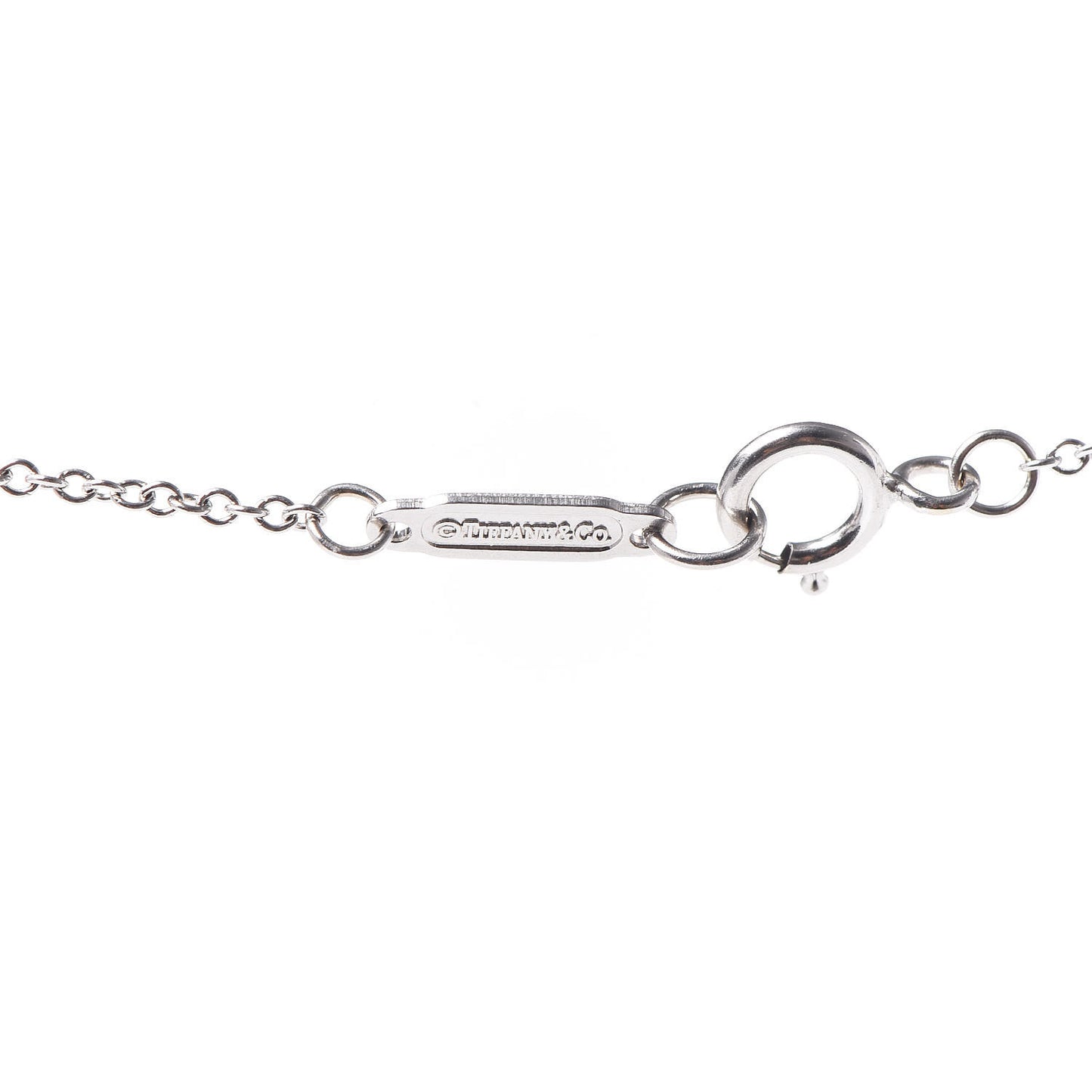 18K White Gold Diamond Mini Heart Lock Pendant Necklace