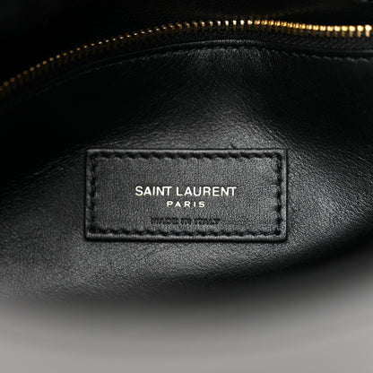 Saint Laurent Smooth Calfskin Small Le 5 A 7 Soft Hobo Black 6 of 10
