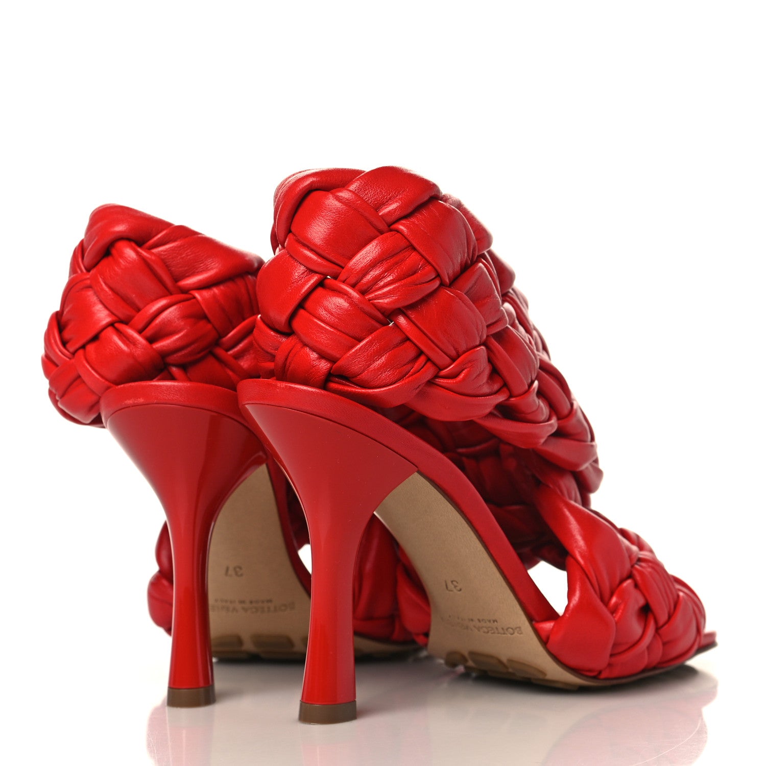 Bottega Veneta Shiny Nappa Intrecciato The Board Sandals 37 Nail Polish 4 of 7