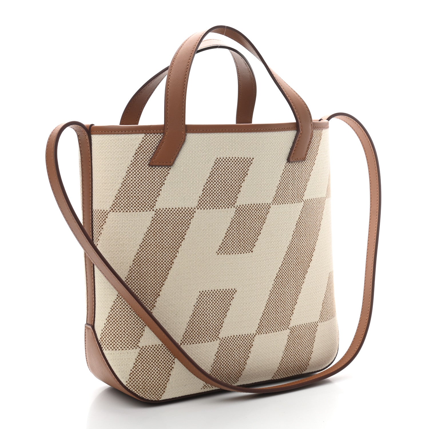 Hermes Swift Toile H Cabas H En Biais 27 Ecru Naturel Gold 2 of 9