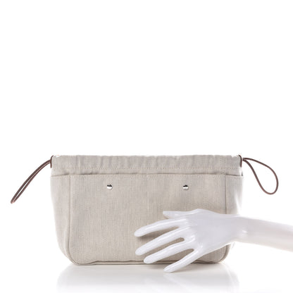 Hermes Canvas Barenia Fourbi 25 MM Pouch Naturel Fauve 2 of 9