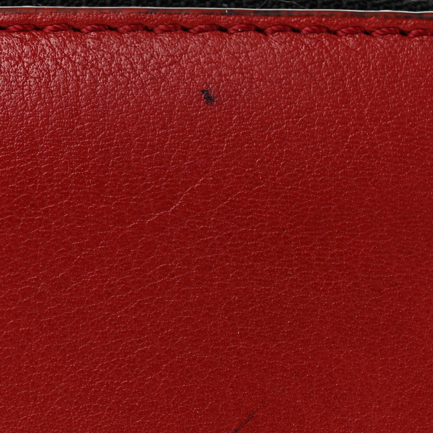 Burberry Haymarket Check Leather Zip Around Wallet Red 8 of 11