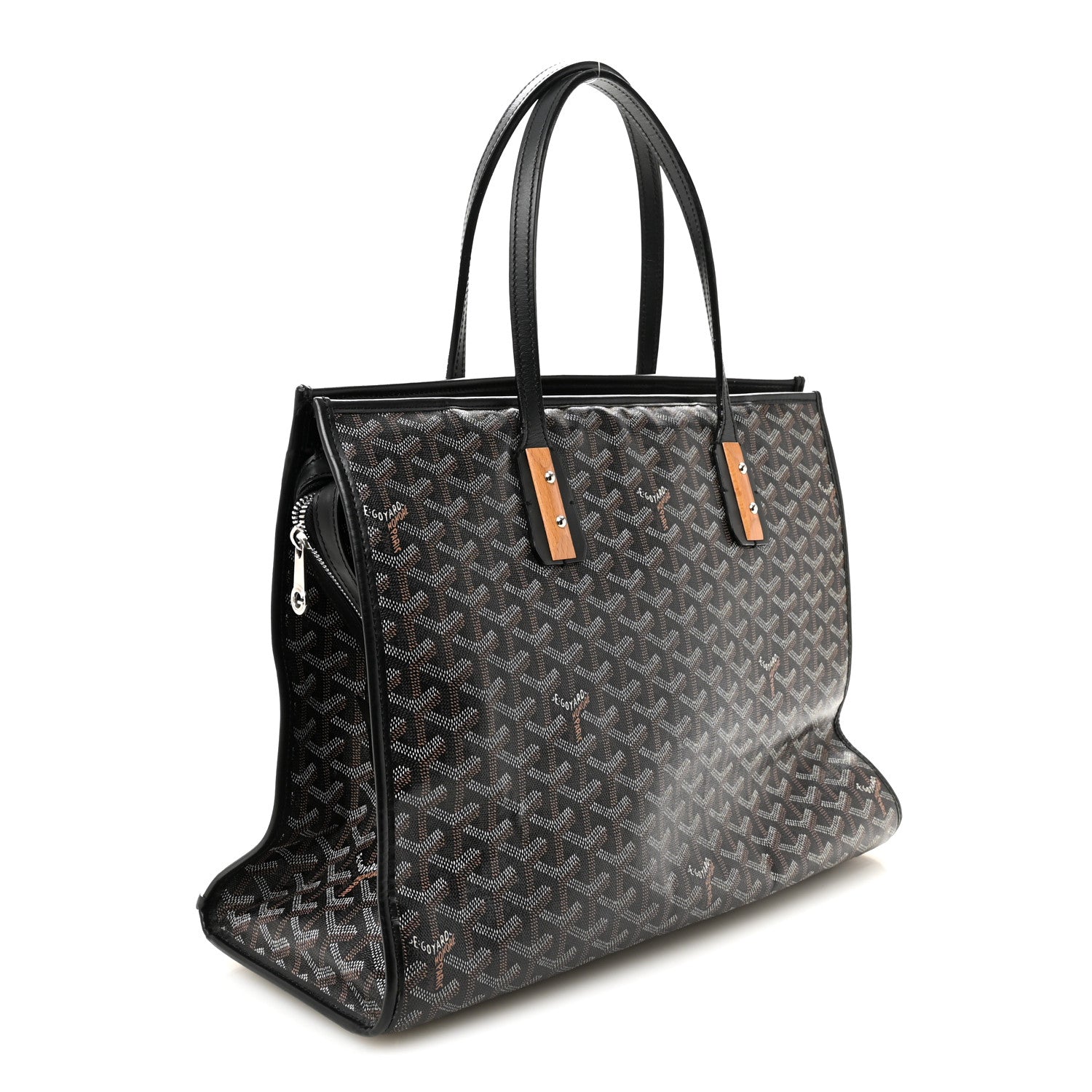 Goyard Goyardine Marquises Tote Black 1880832 – FASHIONPHILE