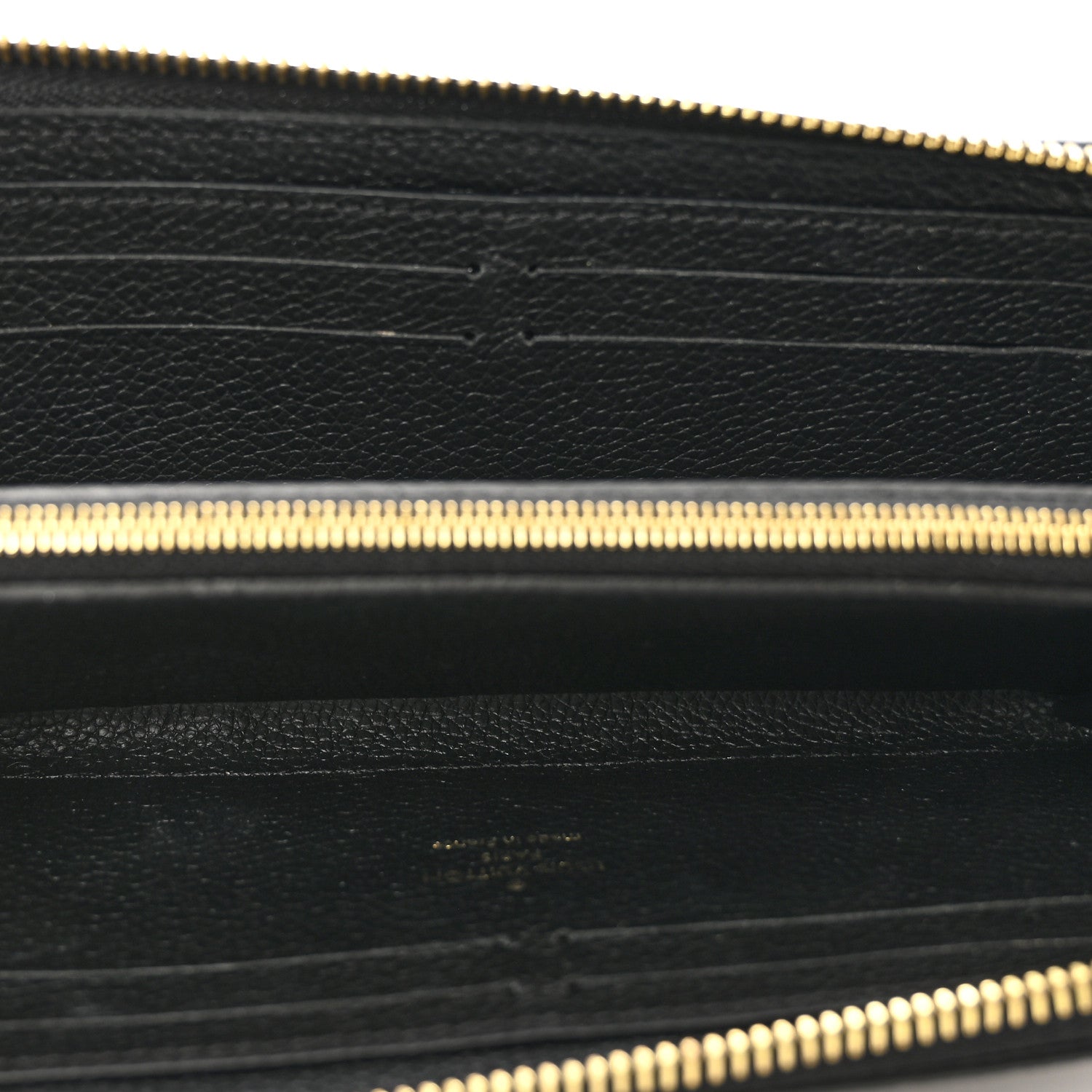 Louis Vuitton Empreinte Clemence Wallet Black 5 of 6