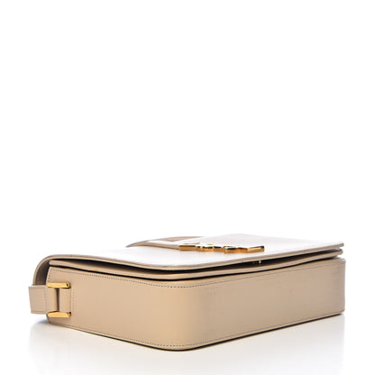 Saint Laurent Smooth Calfskin Medium Classic Monogram Universite Bag Cream 4 of 16