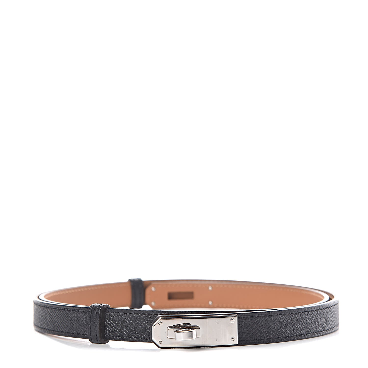 Hermes Epsom Kelly Belt Black 1 of 6