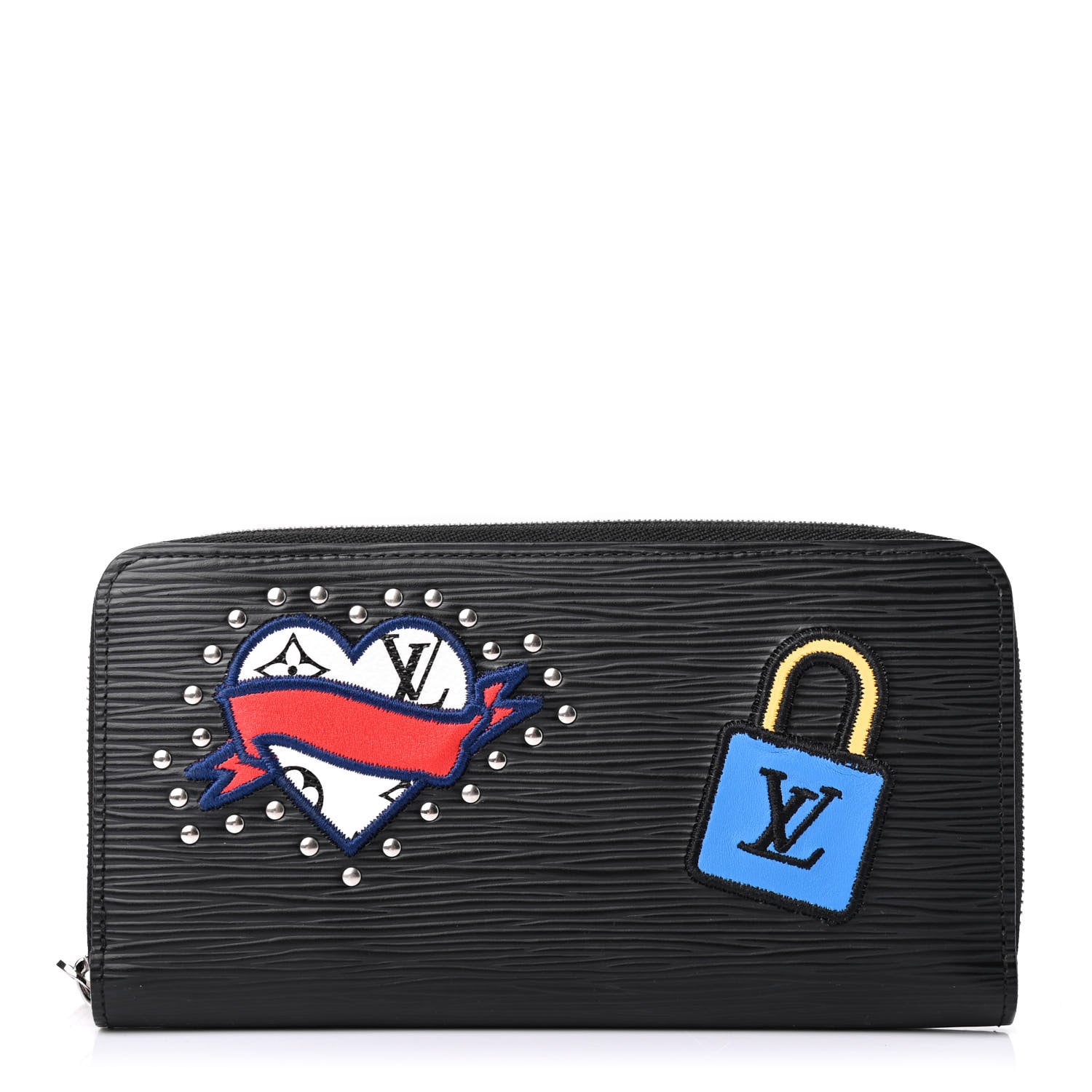 Louis Vuitton Epi LV Stories Zippy Wallet Black 1 of 4