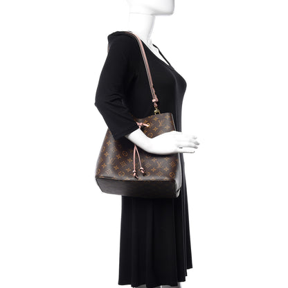 Louis Vuitton Monogram Neonoe MM Rose Poudre 2 of 8