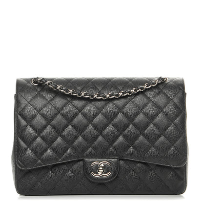 Chanel Caviar Quilted Maxi Double Flap Black 1 of 7