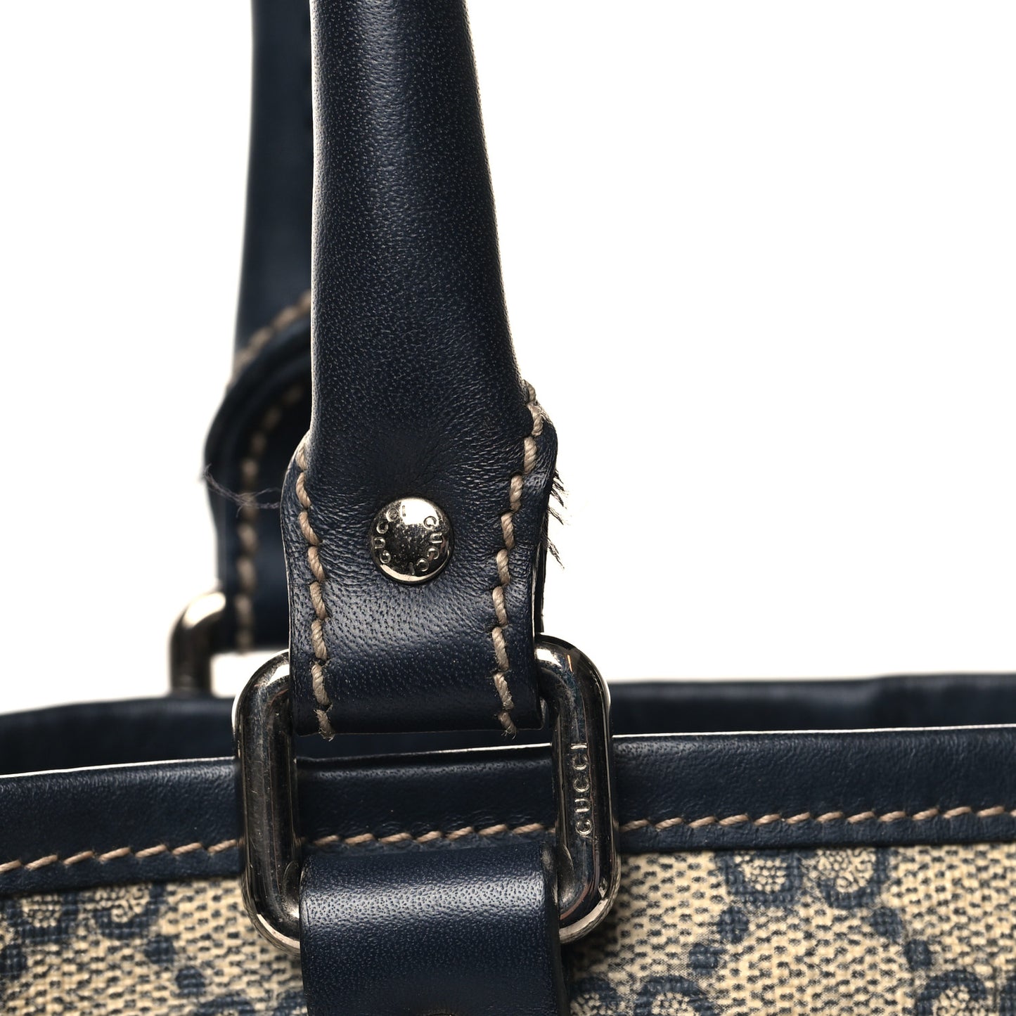 GG Plus Monogram Joy Vertical Tote Navy