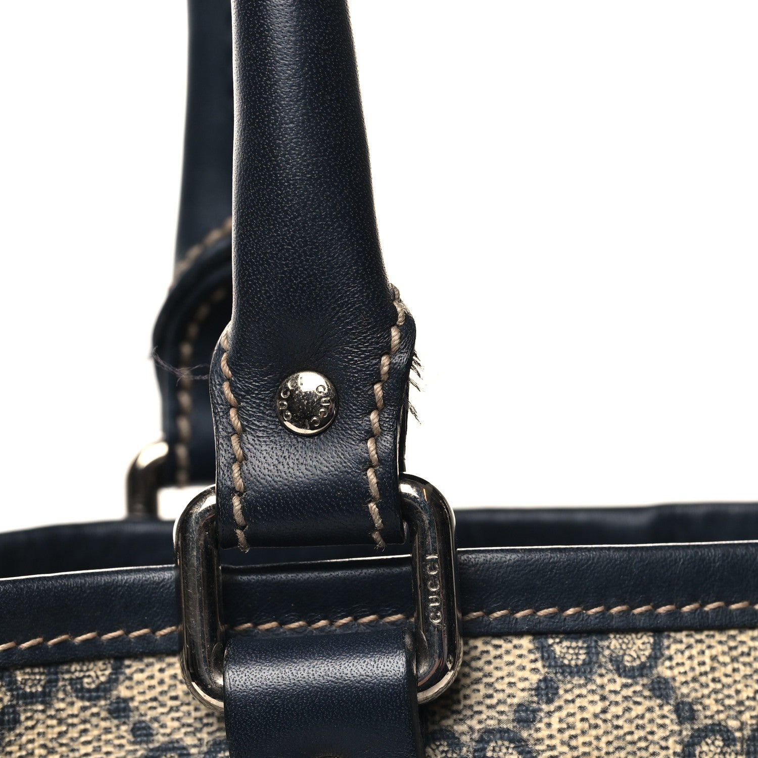 Gucci GG Plus Monogram Joy Vertical Tote Navy 12 of 13