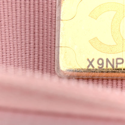 Chanel Caviar Quilted Wallet on Chain WOC Light Pink 7 of 11