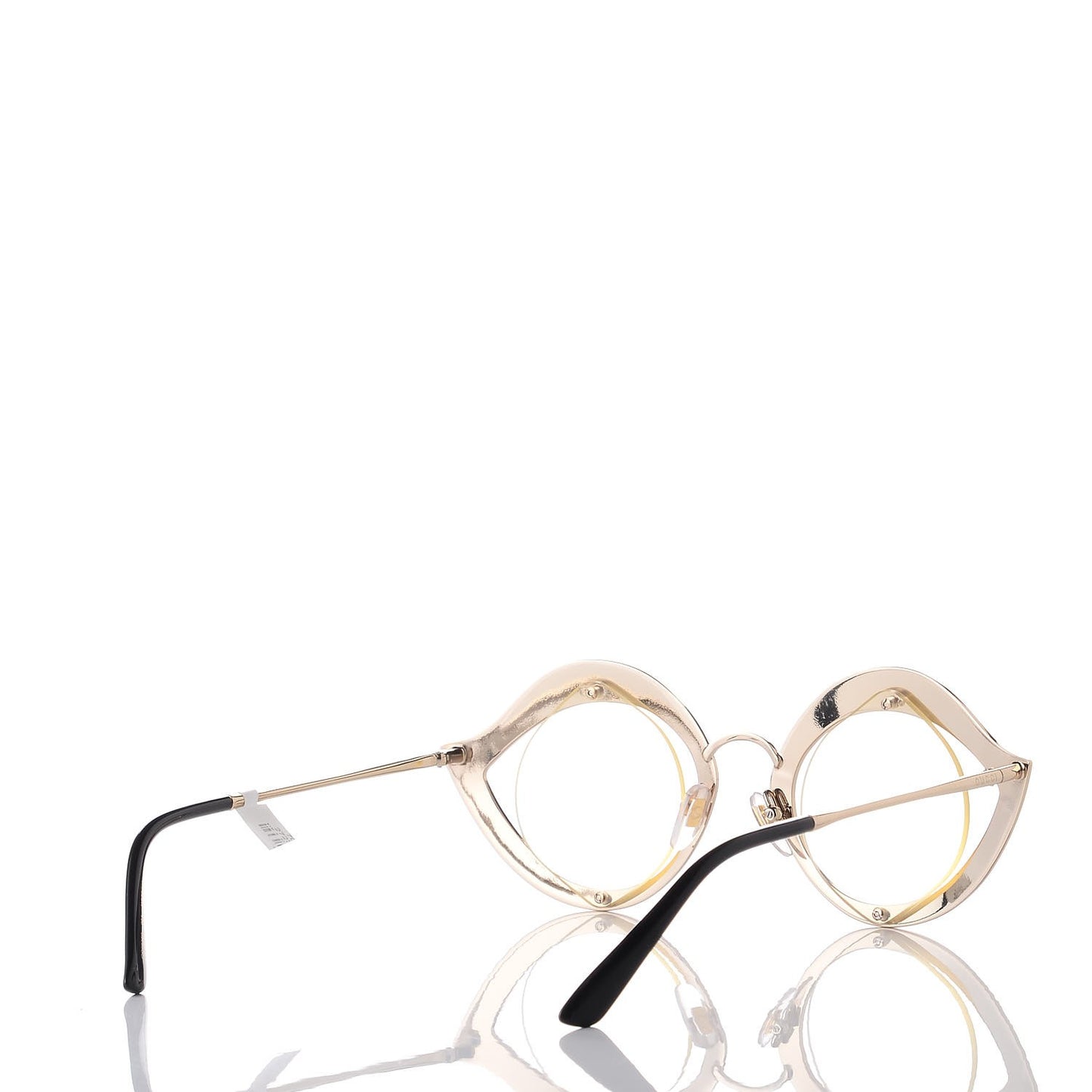 Metal Crystal Cat Eye Sunglasses GG0046S Pink