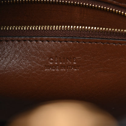 Celine Suede Calfskin Sangle Bucket Bag Chestnut 6 of 10