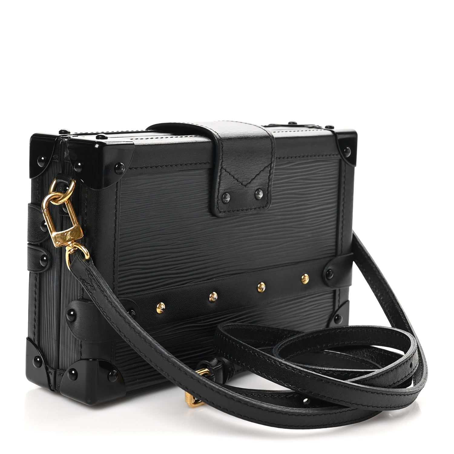 Louis Vuitton Epi Petite Malle Black 3 of 9