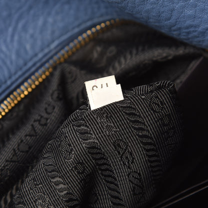Prada Vitello Daino Tote Cobalto 8 of 23