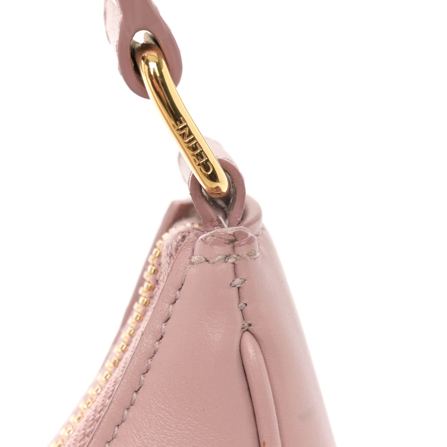 Smooth Calfskin Ava Shoulder Bag Rose Vintage
