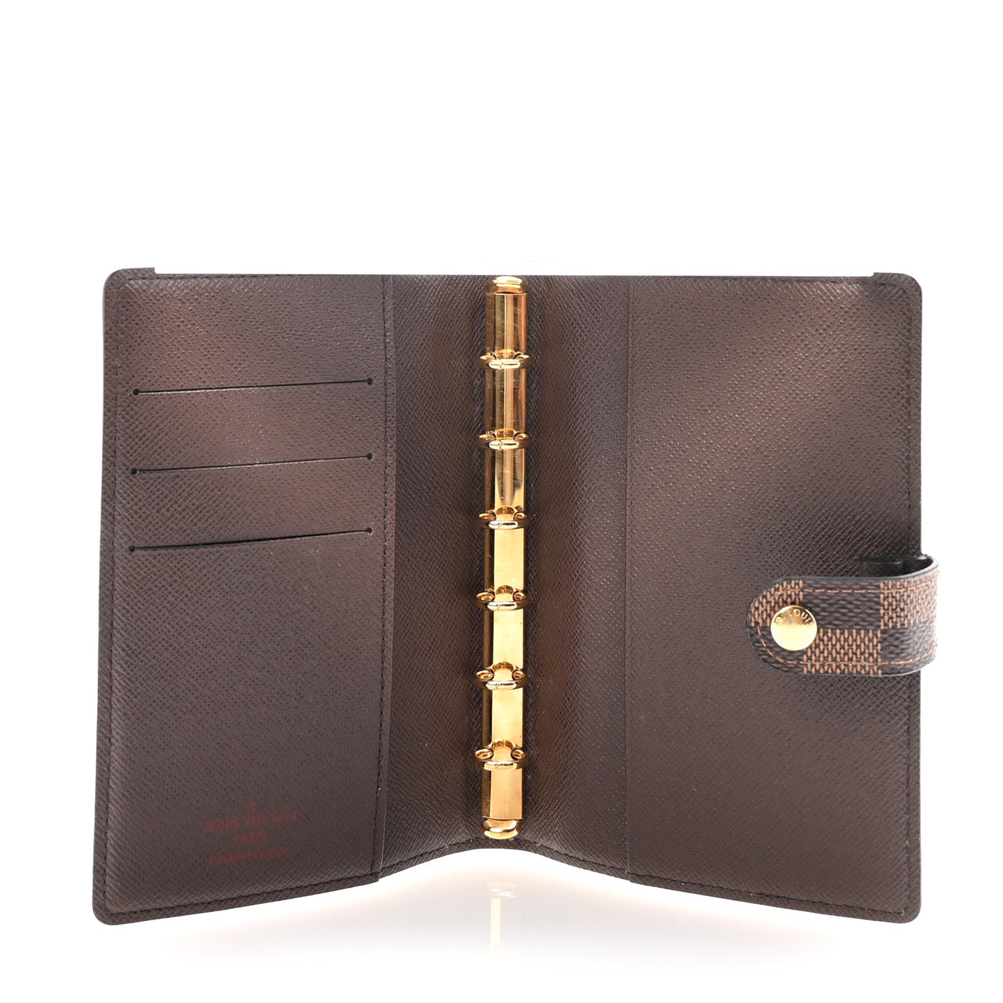Damier Ebene Small Ring Agenda Cover