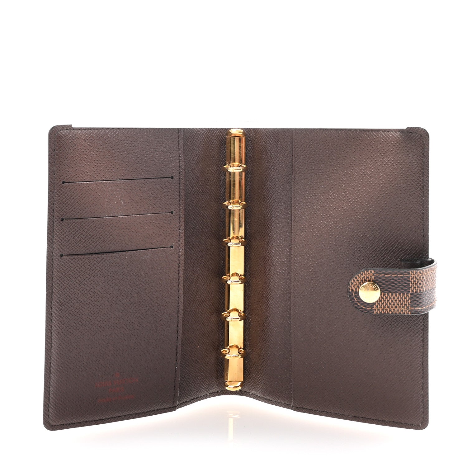 Louis Vuitton Damier Ebene Small Ring Agenda Cover 5 of 7