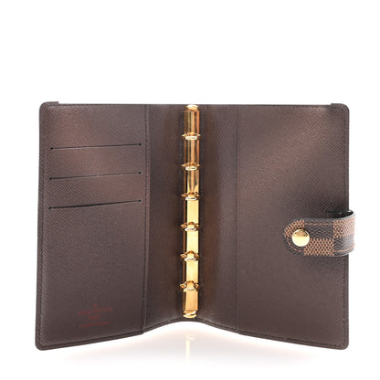 Louis Vuitton Damier Ebene Small Ring Agenda Cover 5 of 7