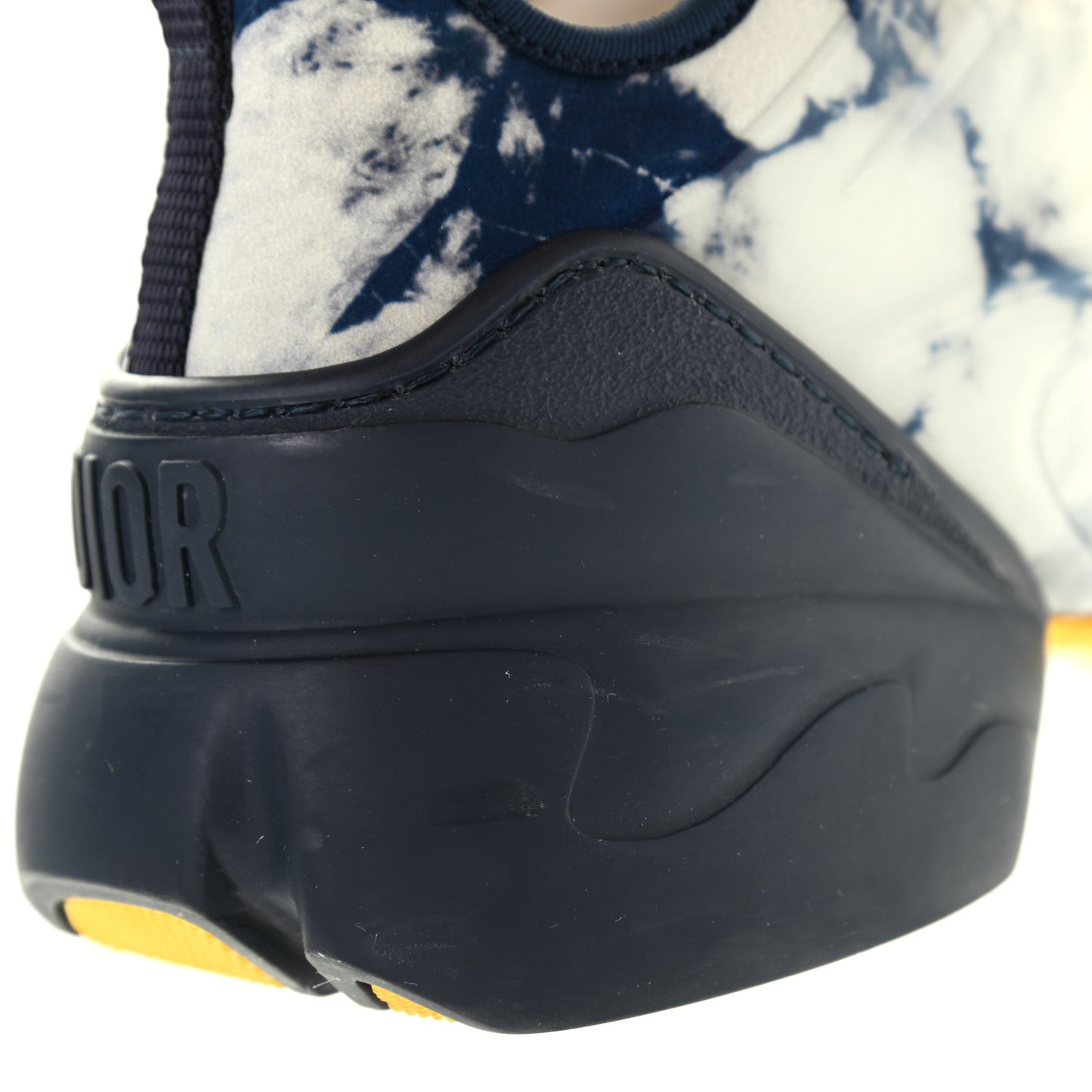 Technical Fabric Tie & Dior Print Womens D-Connect Sneakers 37 Denim