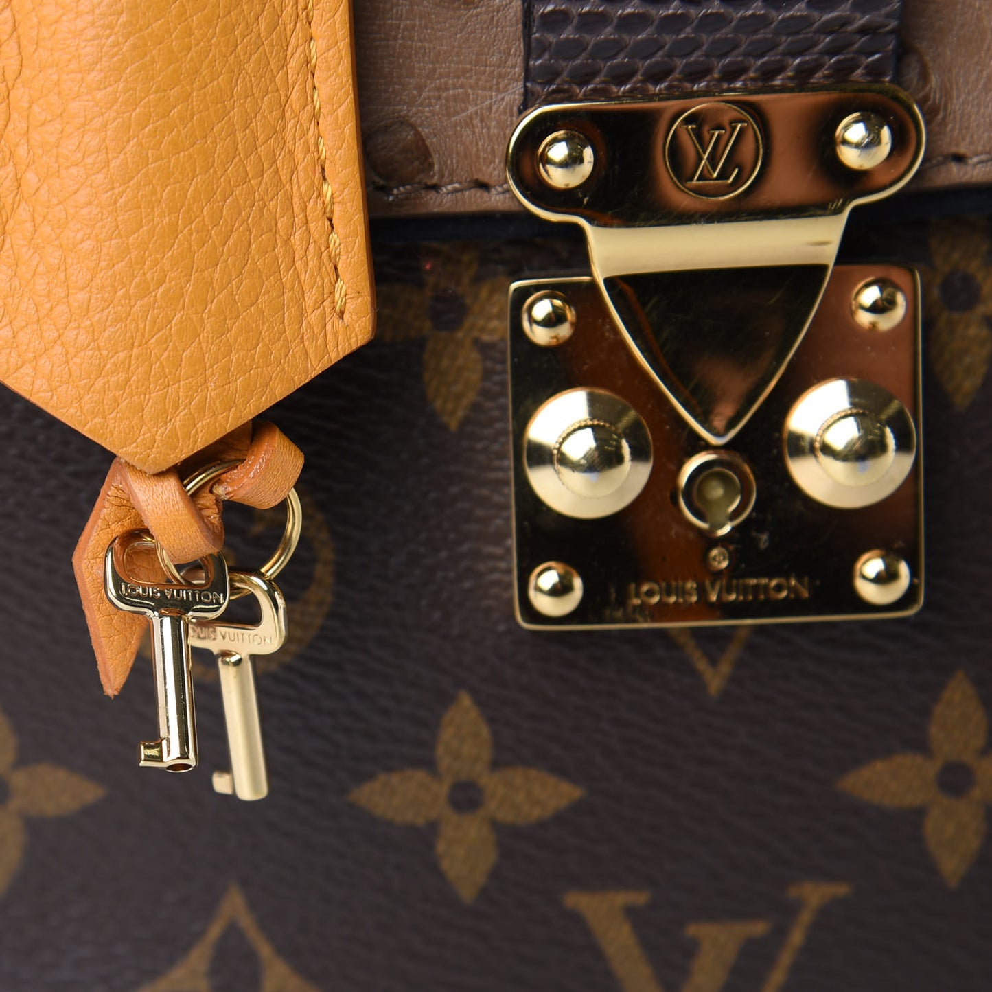 Monogram Ostrich Majestueux PM Yellow