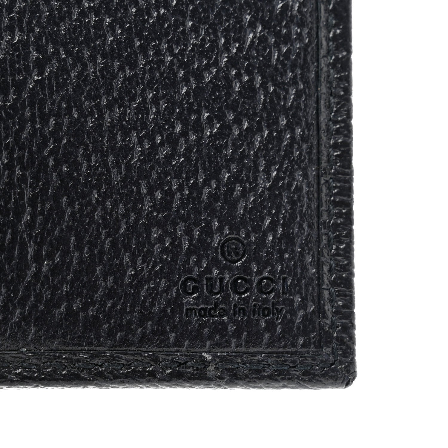 Gucci GG Supreme Monogram Textured Dollar Calfskin Retro Interlocking G Card Case Beige Blue 6 of 7