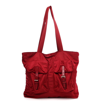 Prada Tessuto Nylon Tote Rosso 1 of 4