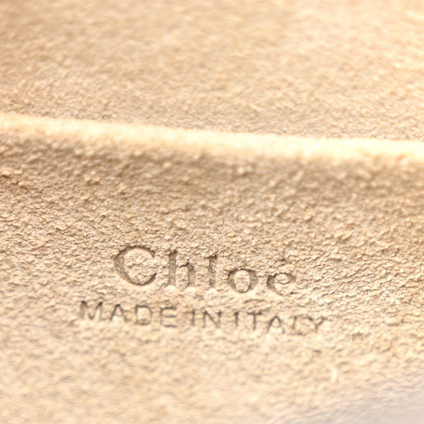 Calfskin Suede Small Nile Bracelet Bag Motty Grey