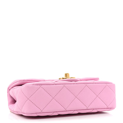Chanel Caviar Quilted Mini Rectangular Sweetheart Flap Lilac 4 of 10