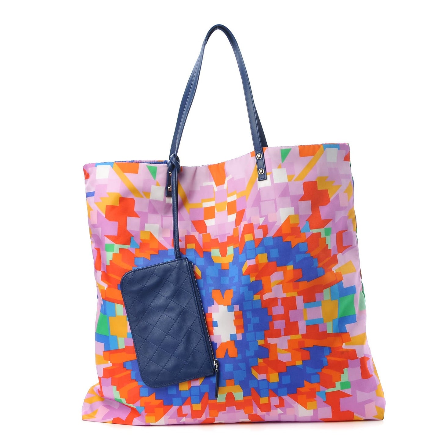 Nylon Printed CC Tote Multicolor