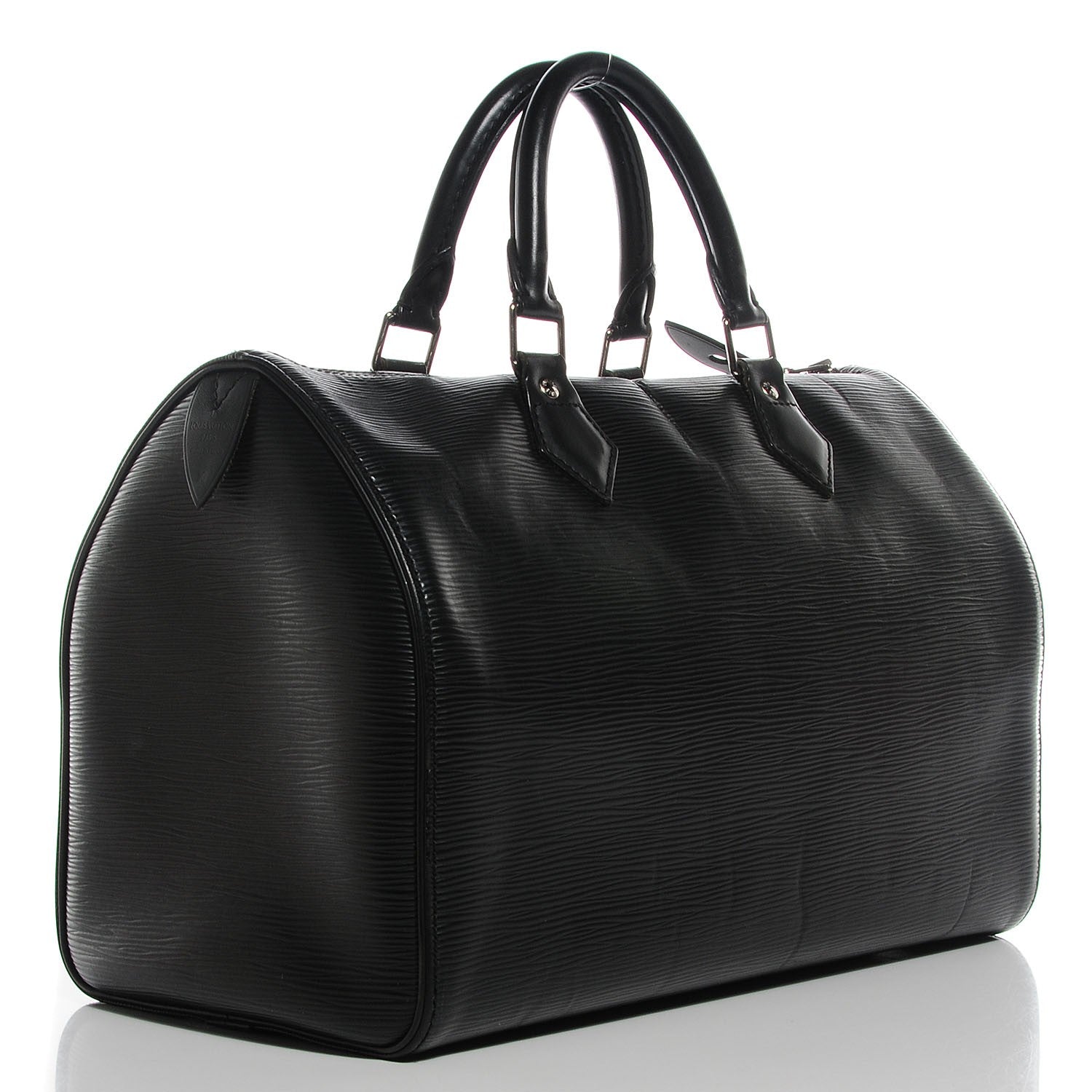 Louis Vuitton Epi Speedy 30 Black 3 of 7