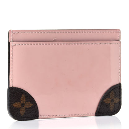 Louis Vuitton Patent Miroir Venice Card Holder Rose Ballerine 3 of 9
