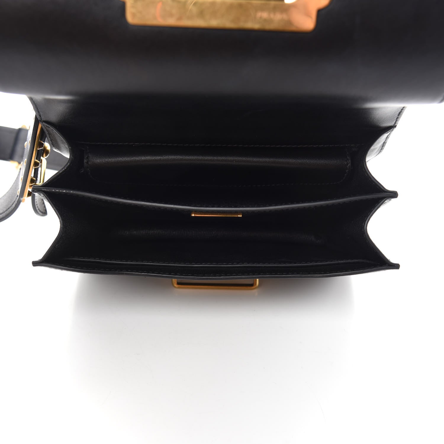 Prada City Calfskin Saffiano Cahier Bag Black 5 of 10