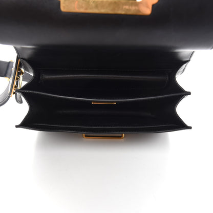 Prada City Calfskin Saffiano Cahier Bag Black 5 of 10