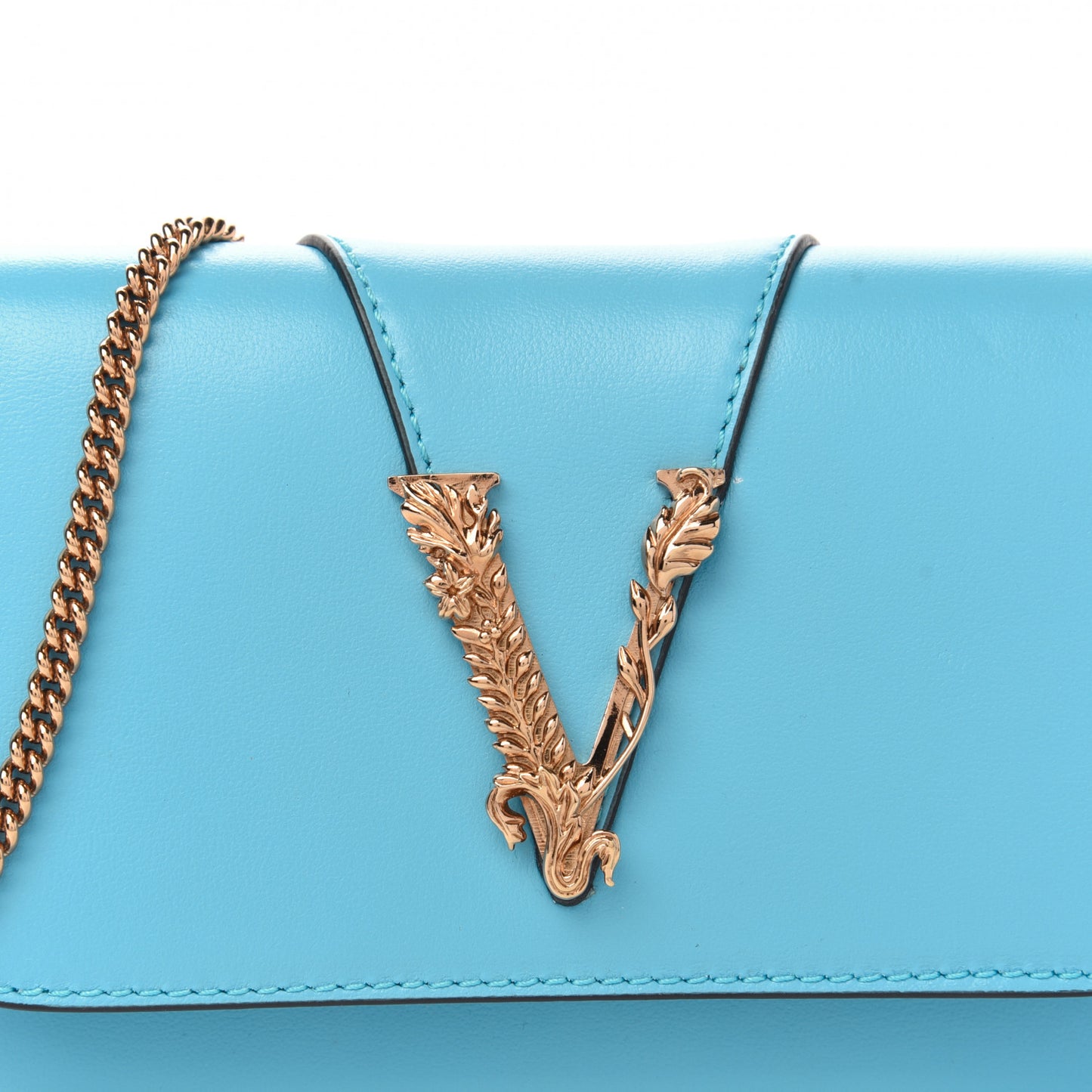 Virtus Mini Wallet Chain Crossbody Blue