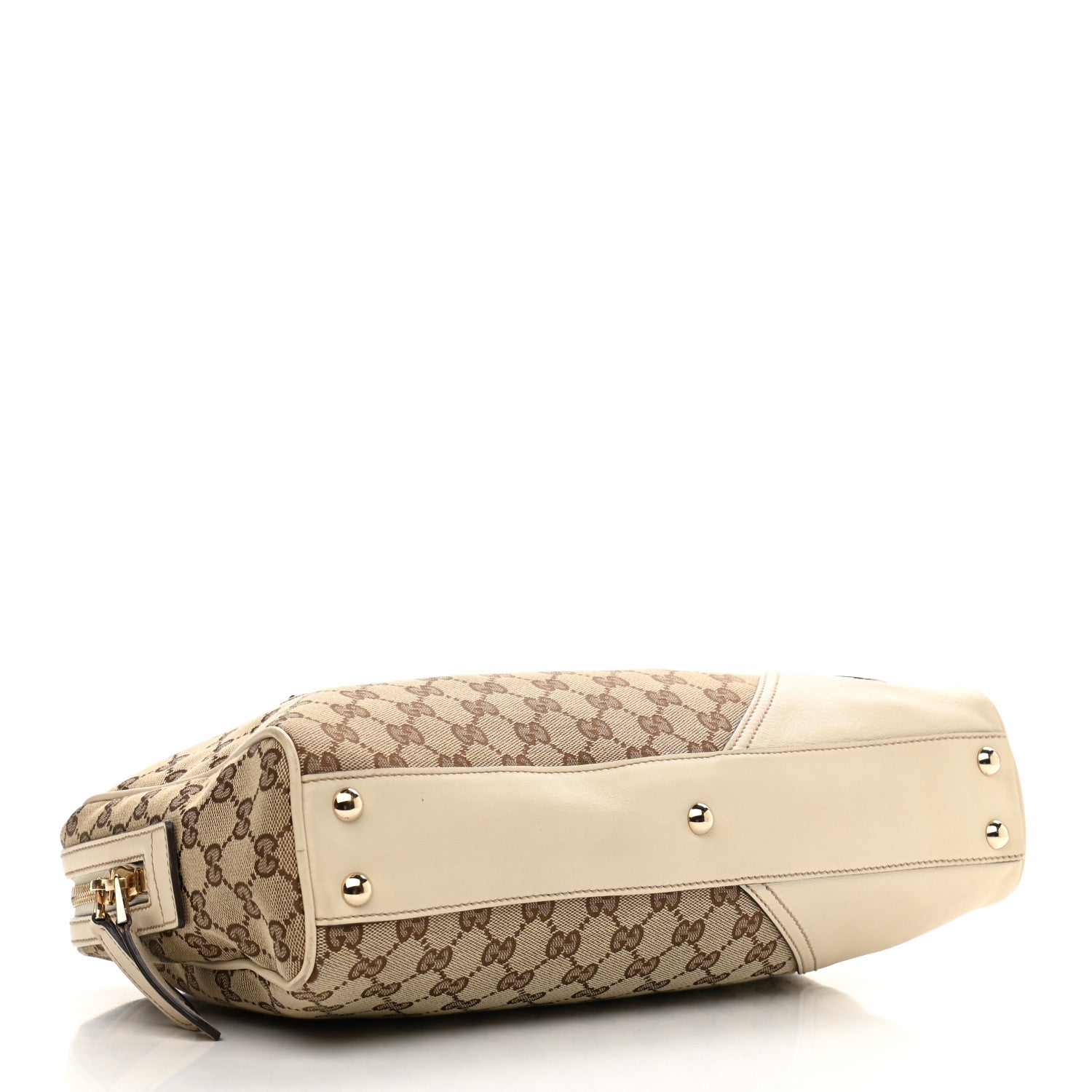 Gucci Monogram Medium New Britt Boston Off White 3 of 12