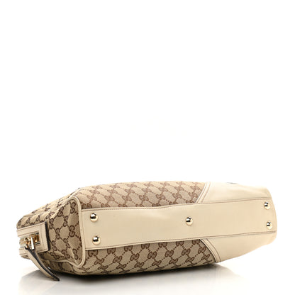 Gucci Monogram Medium New Britt Boston Off White 3 of 12