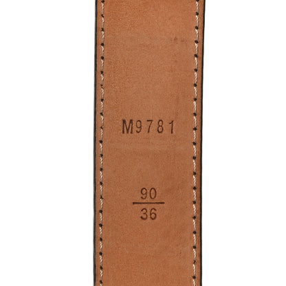 Louis Vuitton Mini Monogram 25mm LV Initiales Belt 90 36 6 of 6