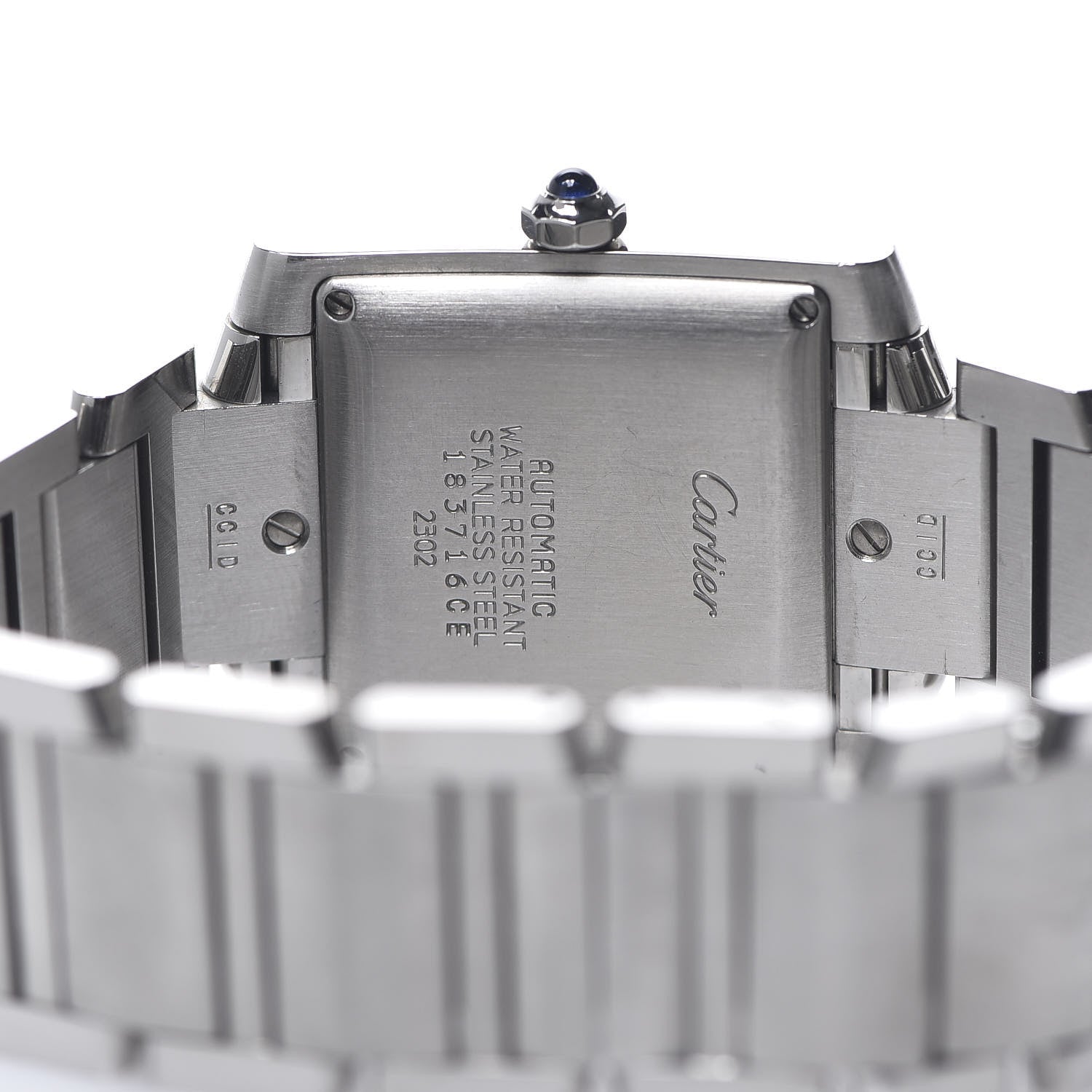 Cartier Stainless Steel 28mm Tank Francaise Automatic Watch 4 of 6