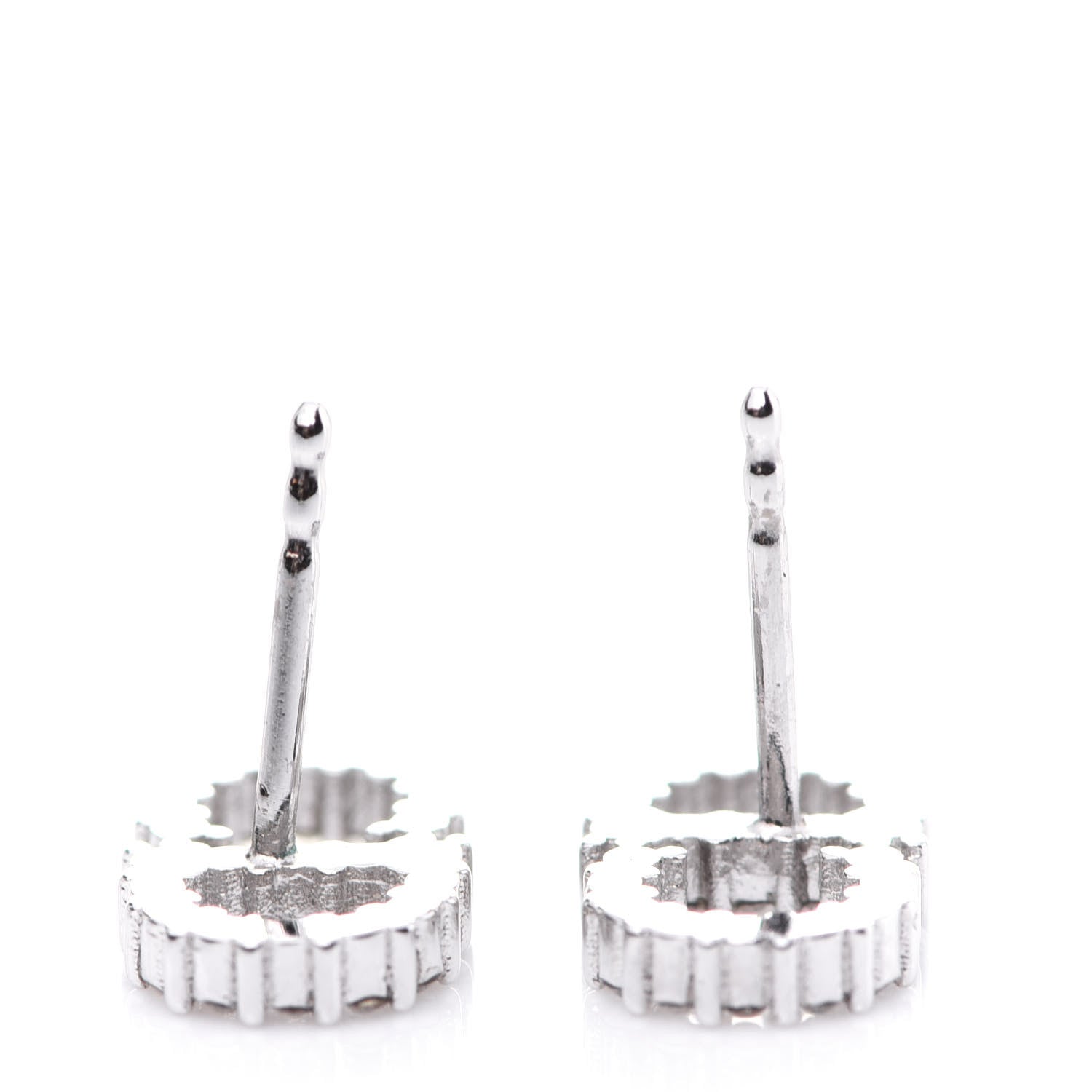 Christian Dior Crystal Clair D Lune Earrings Silver 6 of 6