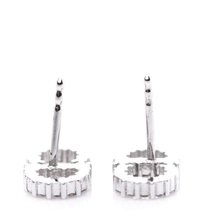 Christian Dior Crystal Clair D Lune Earrings Silver 6 of 6