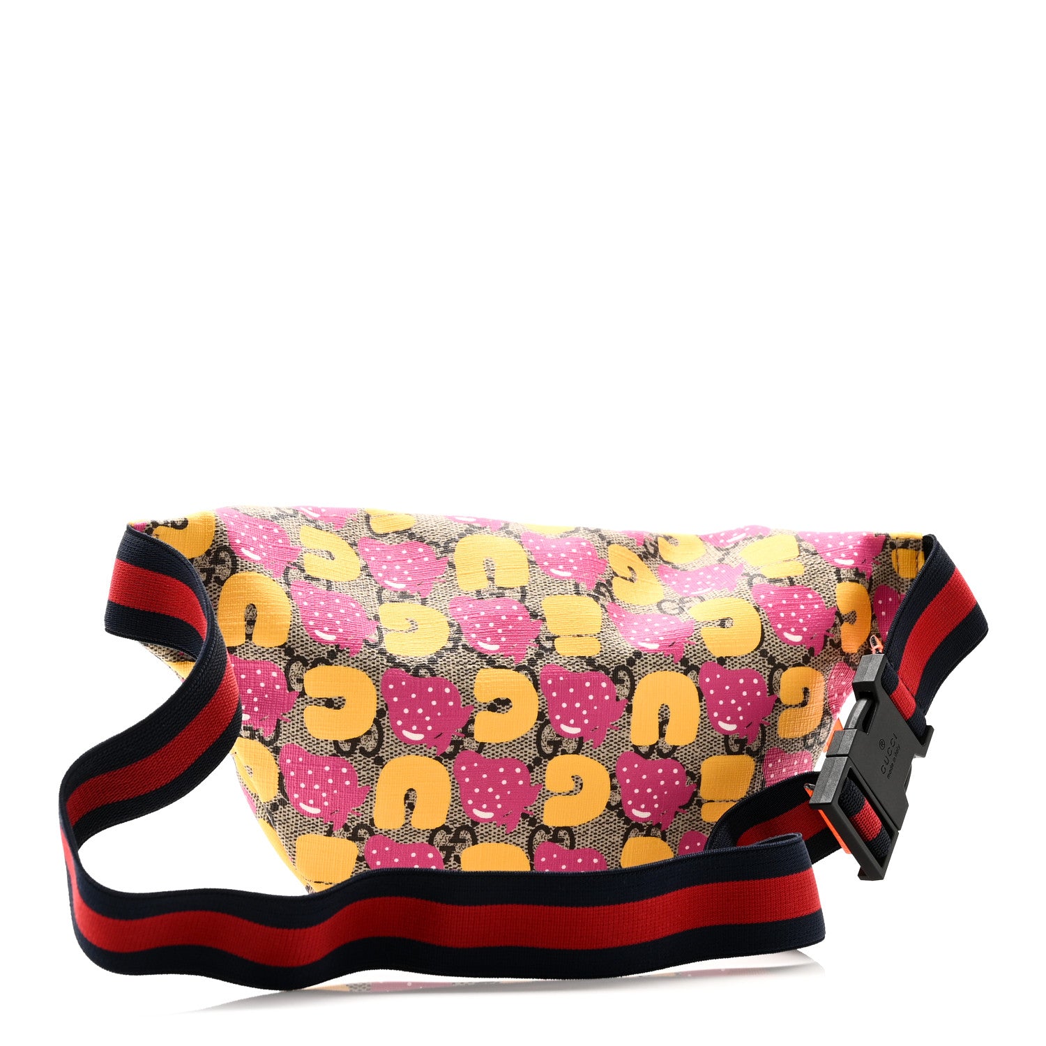 Gucci GG Supreme Monogram Childrens Strawberry Print Belt Bag Multicolor 3 of 10