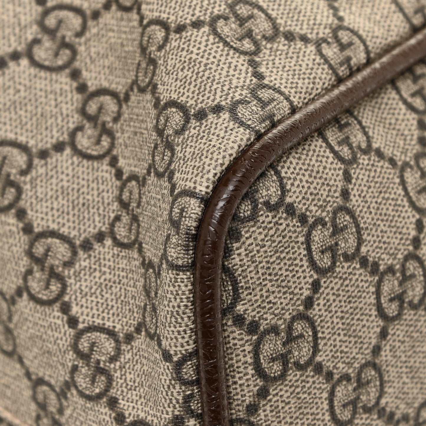 GG Supreme Monogram Web Neo Vintage Tote Beige New Acero Crop