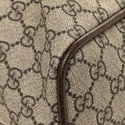Gucci GG Supreme Monogram Web Neo Vintage Tote Beige New Acero Crop 12 of 15