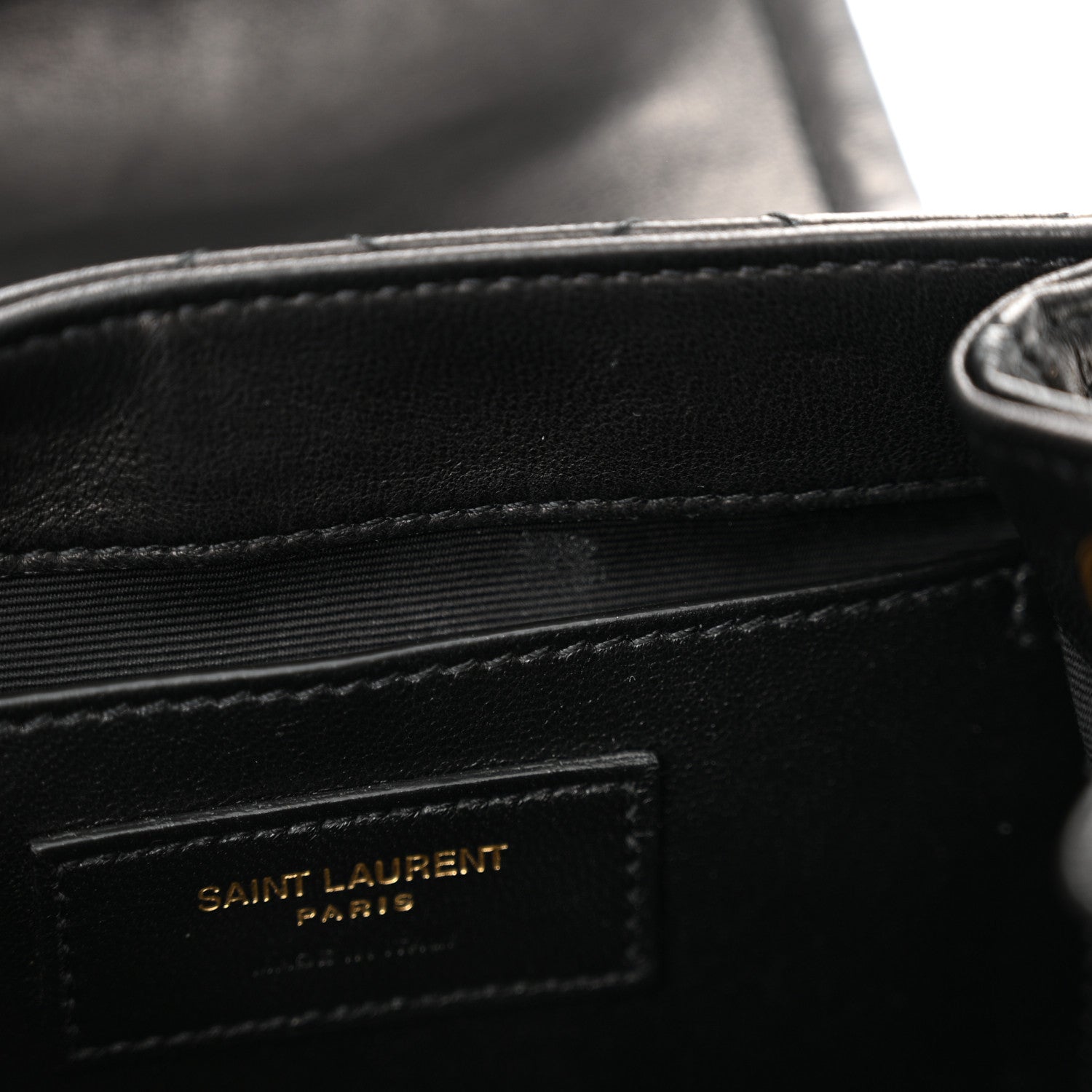 Saint Laurent Lambskin Quilted Monogram Mini Nolita Black 11 of 13