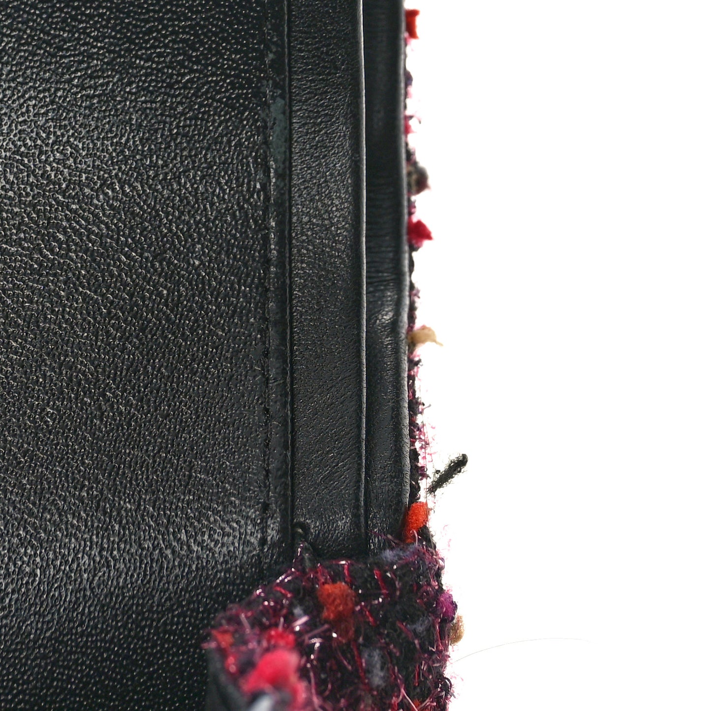 Tweed Quilted Medium Double Flap Multicolor
